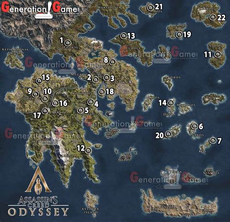 ign ac odyssey|Assassin's Creed Odyssey Map .